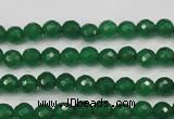 CCN1970 15 inches 4mm faceted round candy jade beads wholesale