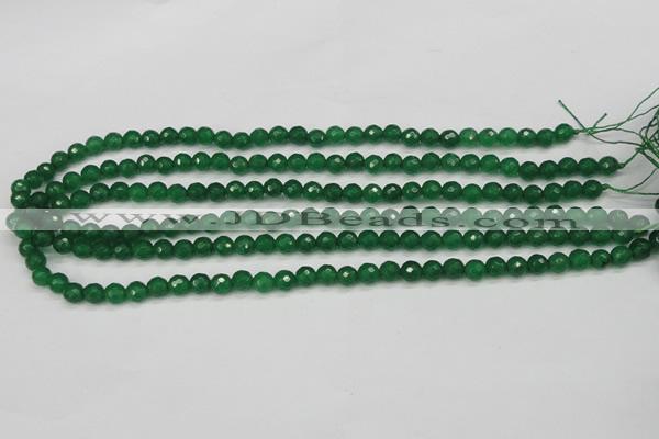 CCN1970 15 inches 4mm faceted round candy jade beads wholesale