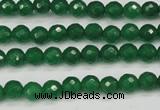 CCN1971 15 inches 6mm faceted round candy jade beads wholesale