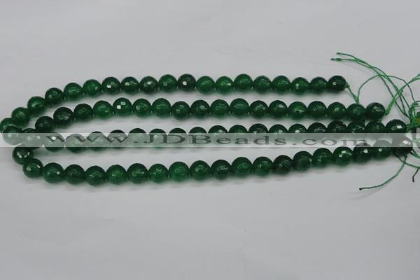 CCN1974 15 inches 12mm faceted round candy jade beads wholesale