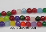 CCN1980 15 inches 4mm faceted round candy jade beads wholesale