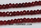 CCN1989 15 inches 4*6mm faceted rondelle candy jade beads wholesale