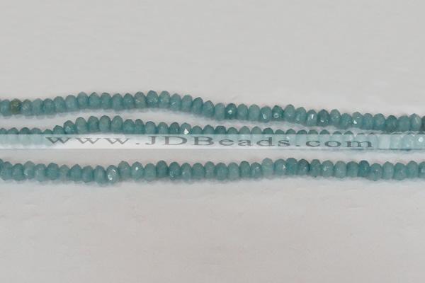 CCN2000 15 inches 3*5mm faceted rondelle candy jade beads wholesale