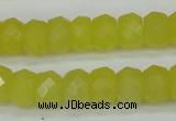 CCN2006 15 inches 8*12mm faceted rondelle candy jade beads wholesale