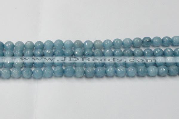 CCN2019 15 inches 12mm faceted round candy jade beads wholesale