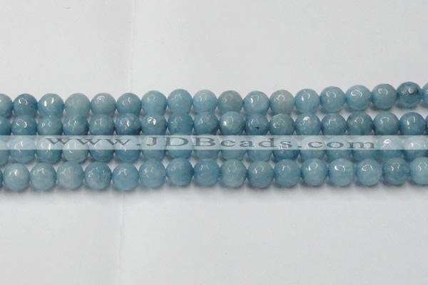 CCN2020 15 inches 14mm faceted round candy jade beads wholesale