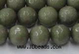 CCN2027 15 inches 14mm faceted round candy jade beads wholesale