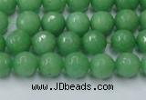 CCN2030 15 inches 6mm faceted round candy jade beads wholesale