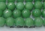 CCN2032 15 inches 10mm faceted round candy jade beads wholesale