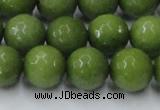 CCN2041 15 inches 14mm faceted round candy jade beads wholesale