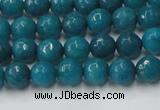 CCN2043 15 inches 4mm faceted round candy jade beads wholesale