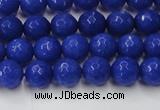 CCN2065 15 inches 6mm faceted round candy jade beads wholesale