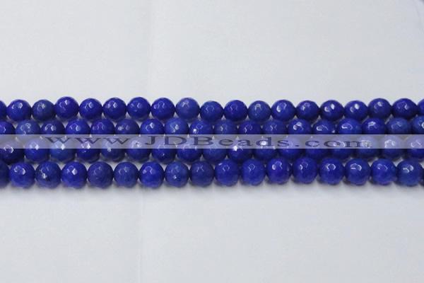 CCN2068 15 inches 12mm faceted round candy jade beads wholesale