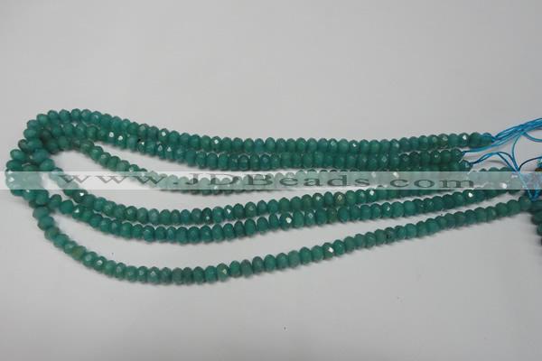 CCN2100 15.5 inches 4*6mm faceted rondelle candy jade beads