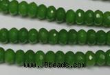 CCN2107 15.5 inches 5*8mm faceted rondelle candy jade beads