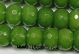 CCN2111 15.5 inches 12*16mm faceted rondelle candy jade beads