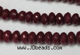 CCN2133 15.5 inches 5*8mm faceted rondelle candy jade beads