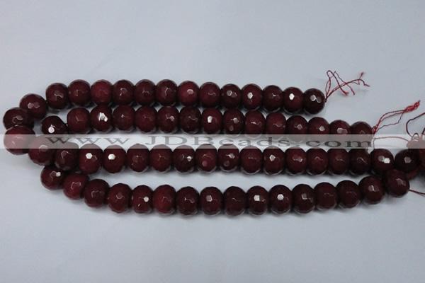 CCN2137 15.5 inches 12*16mm faceted rondelle candy jade beads