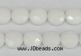 CCN2230 15.5 inches 12mm faceted coin candy jade beads wholesale