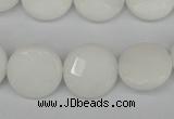 CCN2233 15.5 inches 16mm faceted coin candy jade beads wholesale