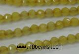 CCN2253 15.5 inches 4mm faceted round candy jade beads wholesale