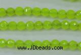 CCN2261 15.5 inches 4mm faceted round candy jade beads wholesale