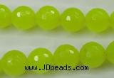 CCN2266 15.5 inches 14mm faceted round candy jade beads wholesale