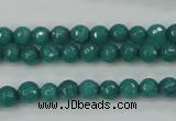 CCN2279 15.5 inches 6mm faceted round candy jade beads wholesale