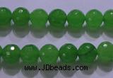 CCN2301 15.5 inches 10mm faceted round candy jade beads wholesale