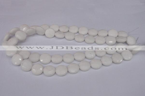 CCN240 15.5 inches 15mm faceted coin candy jade beads wholesale