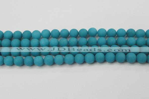 CCN2412 15.5 inches 4mm round matte candy jade beads wholesale