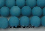 CCN2511 15.5 inches 14mm round matte candy jade beads wholesale