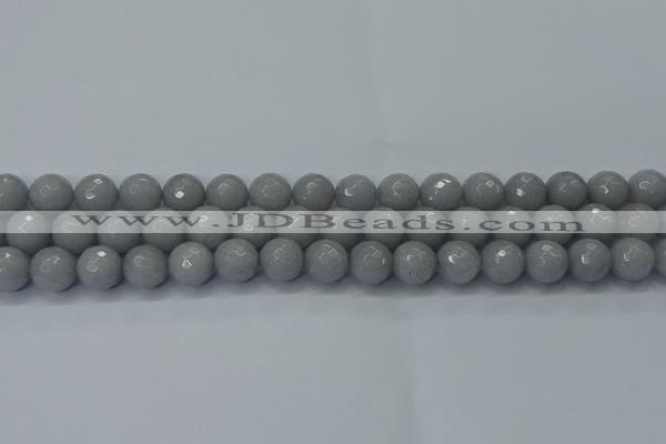 CCN2562 15 inches 12mm faceted round candy jade beads wholesale