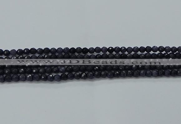 CCN2566 15 inches 6mm faceted round candy jade beads wholesale