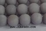 CCN2583 15.5 inches 10mm round matte candy jade beads wholesale