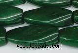 CCN2625 15.5 inches 15*30mm twisted rectangle candy jade beads