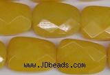 CCN2636 15.5 inches 18*25mm faceted trapezoid candy jade beads