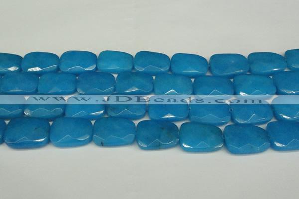 CCN2637 15.5 inches 18*25mm faceted trapezoid candy jade beads