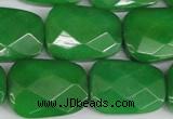 CCN2638 15.5 inches 18*25mm faceted trapezoid candy jade beads