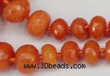 CCN2646 15.5 inches 5*8mm - 12*16mm faceted rondelle candy jade beads