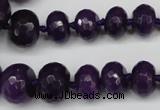 CCN2649 15.5 inches 5*8mm - 12*16mm faceted rondelle candy jade beads