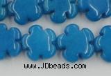 CCN2664 15.5 inches 16mm carved flower candy jade beads wholesale