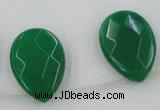 CCN2724 Top-drilled 18*25mm briolette candy jade beads wholesale