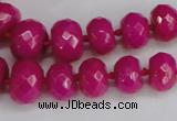 CCN2753 15.5 inches 5*8mm - 12*16mm faceted rondelle candy jade beads