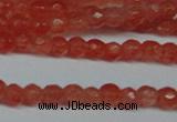 CCN2801 15.5 inches 2mm tiny faceted round candy jade beads