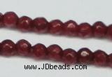 CCN2813 15.5 inches 3mm tiny faceted round candy jade beads