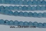 CCN2814 15.5 inches 3mm tiny faceted round candy jade beads