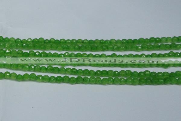 CCN2818 15.5 inches 3mm tiny faceted round candy jade beads