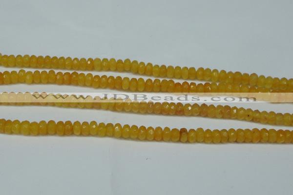 CCN2852 15.5 inches 2*4mm faceted rondelle candy jade beads