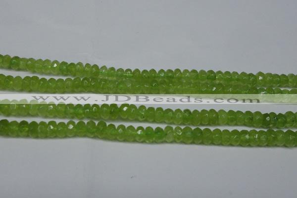 CCN2853 15.5 inches 2*4mm faceted rondelle candy jade beads